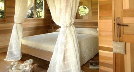 notte sulla casa nell albero