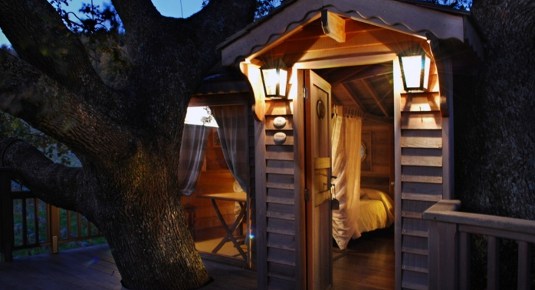 regalo romantico pernottamento albero